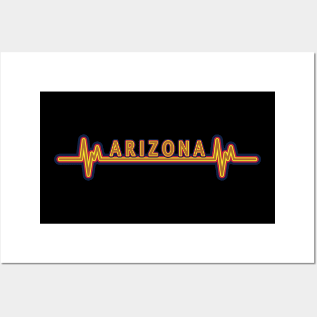 Heartbeat Arizona Wall Art by DPattonPD